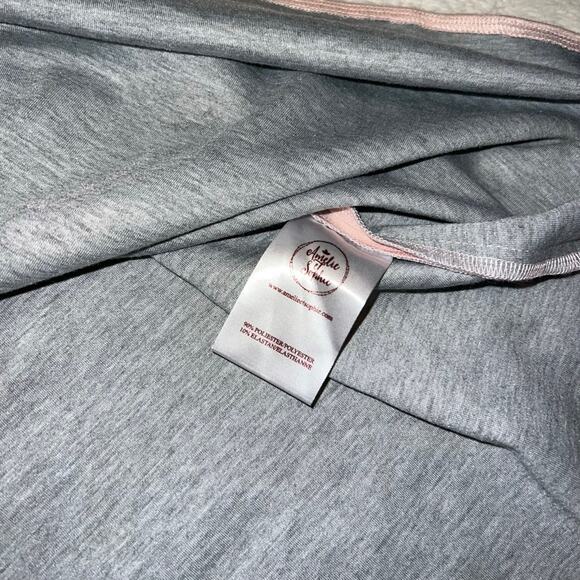 NWT Amelie et Sophie Light Pink Sleeveless Shift Dress with Ruffle Front - Picture 6 of 11